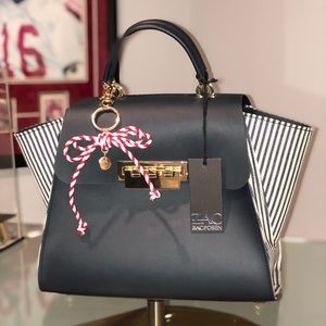 Brand New Zac Posen Navy Blue Handbag